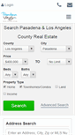 Mobile Screenshot of pasadenacarealestatehomes.com