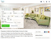 Tablet Screenshot of pasadenacarealestatehomes.com